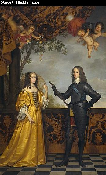 Gerard van Honthorst Willem II (1626-50), prince of Orange, and his wife Maria Stuart (1631-60)
